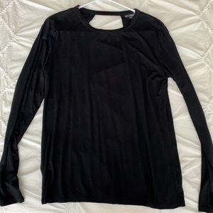 Kittenish Vickie Black Lounge Top